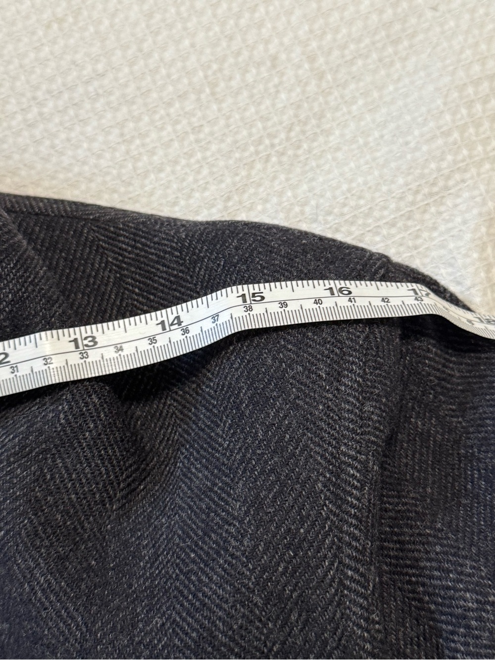 Dolce & Gabbana reversible made in Italy  Men's Gray Herringbone Blazer - Picture 8 of 14